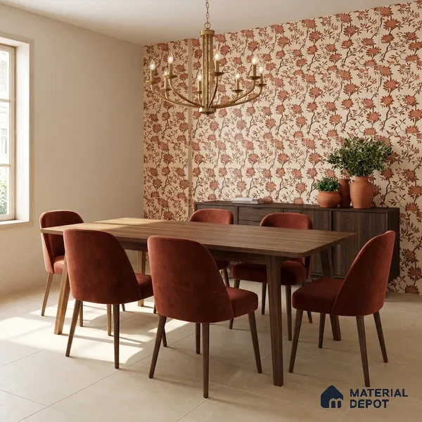 TL 12801 C Eutopia Decor 4 ft x 2 ft Vitrified Matte Finish Tile - 9 mm