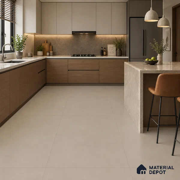 TL 12802 C Silt Sand 4 ft x 2 ft Vitrified Matte Finish Tile - 9 mm