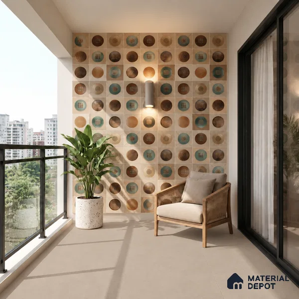 TL 12802 C Silt Sand 4 ft x 2 ft Vitrified Matte Finish Tile - 9 mm