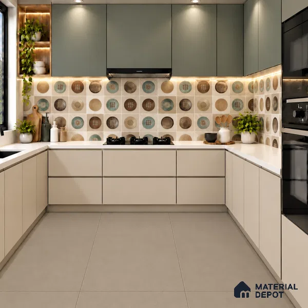 TL 12802 C Silt Sand 4 ft x 2 ft Vitrified Matte Finish Tile - 9 mm