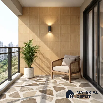 TL 12814 Maxi Grigio 4 ft x 2 ft Vitrified Matte Finish Tile - 9 mm