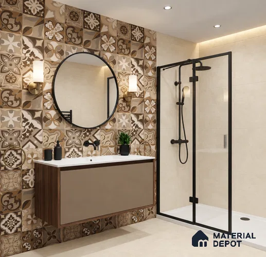 TL 12815 Veneer 306 - R1 4 ft x 2 ft Vitrified Matte Finish Tile - 9 mm