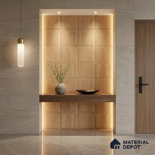 TL 12816 Veneer 308 4 ft x 2 ft Vitrified Matte Finish Tile - 9 mm