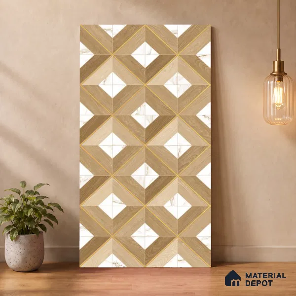 TL 12822 Veneer 301 4 ft x 2 ft Vitrified Matte Finish Tile - 9 mm