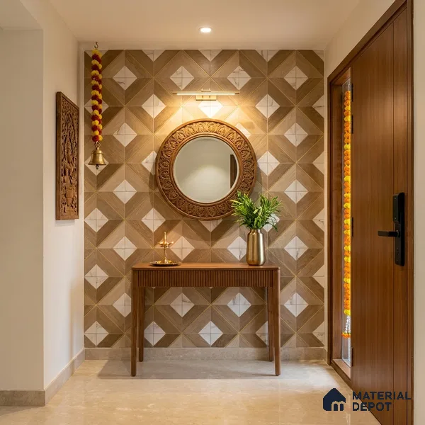 TL 12822 Veneer 301 4 ft x 2 ft Vitrified Matte Finish Tile - 9 mm