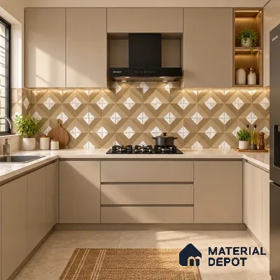 TL 12822 Veneer 301 4 ft x 2 ft Vitrified Matte Finish Tile - 9 mm