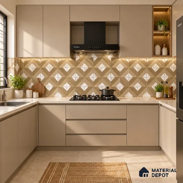 TL 12822 Veneer 301 4 ft x 2 ft Vitrified Matte Finish Tile - 9 mm