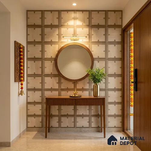 TL 12823 Veneer 313 Grey 4 ft x 2 ft Vitrified Matte Finish Tile - 9 mm
