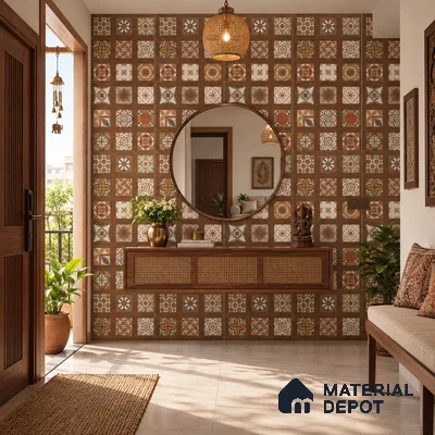 TL 12824 Veneer 314 4 ft x 2 ft Vitrified Matte Finish Tile - 9 mm
