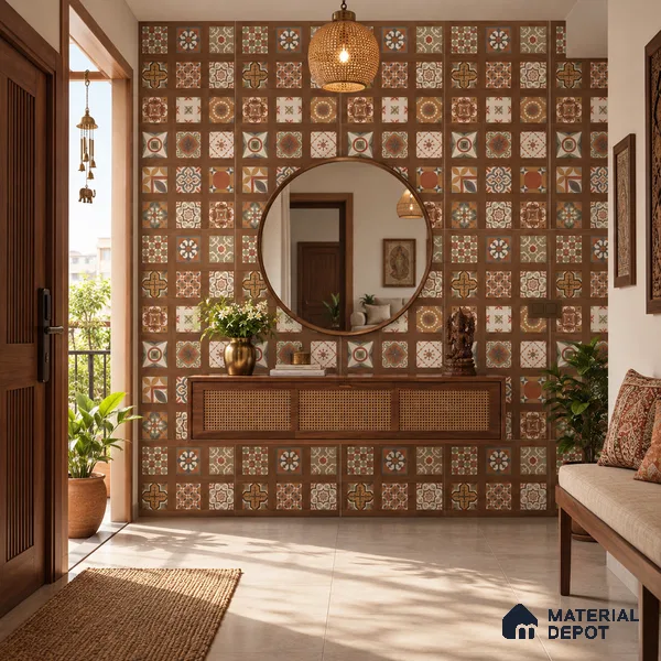 TL 12824 Veneer 314 4 ft x 2 ft Vitrified Matte Finish Tile - 9 mm