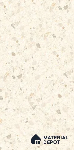 Terrazzo Wall & Floor Tile TL 12841 D Terrazzo Ivory 4 ft x 2 ft Matte Finish Vitrified Tile - 9 mm | Suitable For Bathroom, Kitchen, Balcony