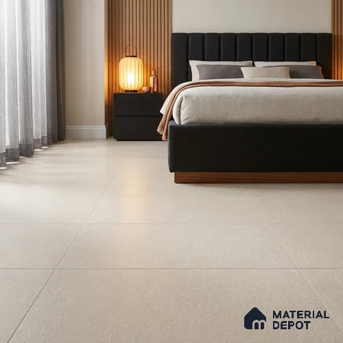 Plain Floor Tile TL 12845 Blast Desert Lux 4 ft x 2 ft Punch Matte Finish Fullbody Vitrified Tile - 20 mm