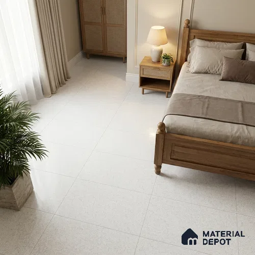 Plain Floor Tile TL 12847 Desert Gesso 4 ft x 2 ft Matte Finish Fullbody Vitrified Tile - 20 mm