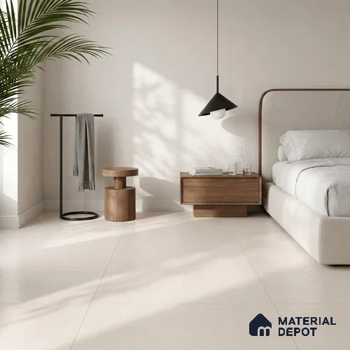 Plain Floor Tile TL 12848 Desert Lux 4 ft x 2 ft Matte Finish Fullbody Vitrified Tile - 20 mm