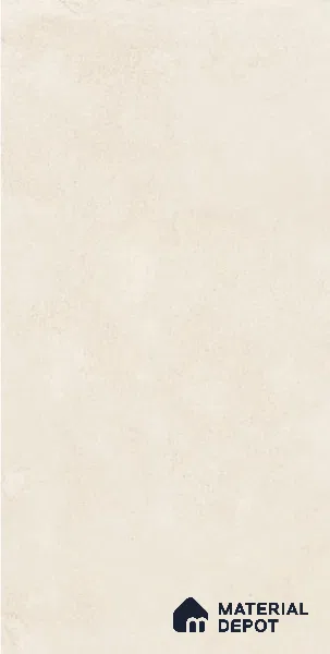 Cement Floor & Wall Tile TL 12857 Cream Plaster Plain 4 ft x 2 ft Matte Finish Porcelain Tile - 9 mm