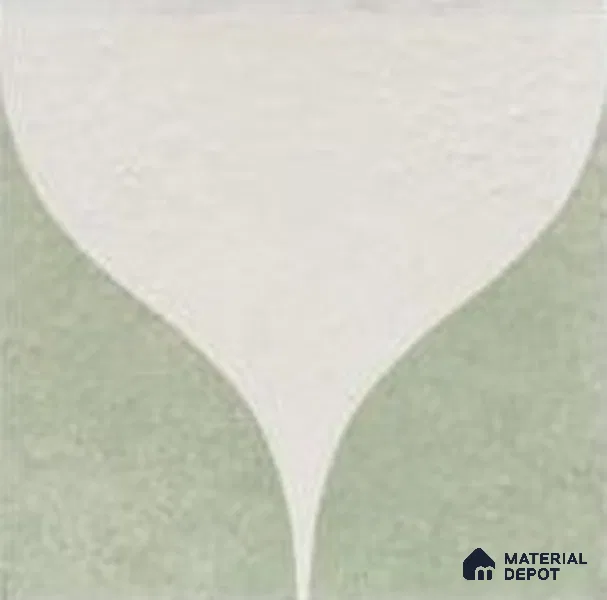 Subway Floor & Wall Tile TL 12877 E Season Decor Green Two 8 x 8 inch Matte Finish Porcelain Tile - 9 mm