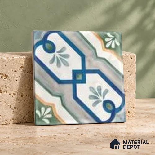 Subway Floor & Wall Tile TL 12878 Veranda Maresa 6 x 6 inch Matte Finish Porcelain Tile - 9 mm