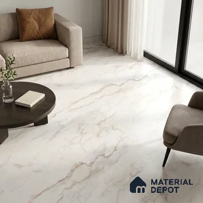 Marble Wall & Floor Tile TL 12908 Alton Natural 6 ft x 4 ft Endless Velvet Finish Vitrified Tile - 9 mm | 3 Random Design | Suitable For Living Room & Dining