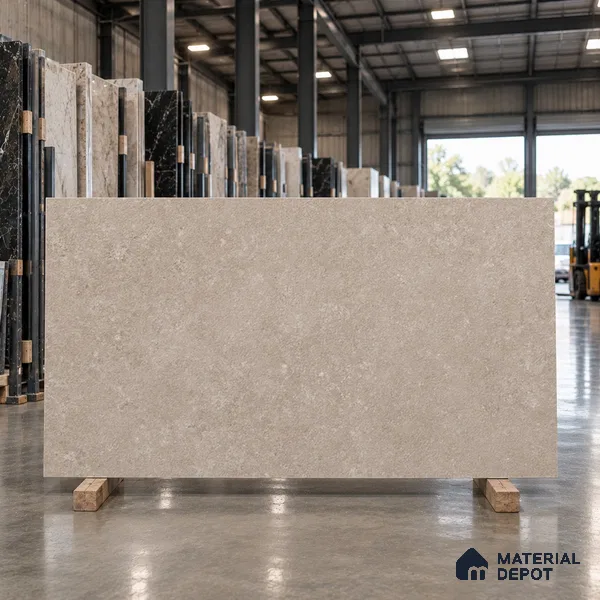 Stone Floor & Wall Tile TL 12927 G Hazestone Tortora 6 ft x 4 ft Vitrified Matte Finish Tile - 9 mm | 3 Random Design | Suitable for Living Room, Bedroom, Bathroom, Office & Dining