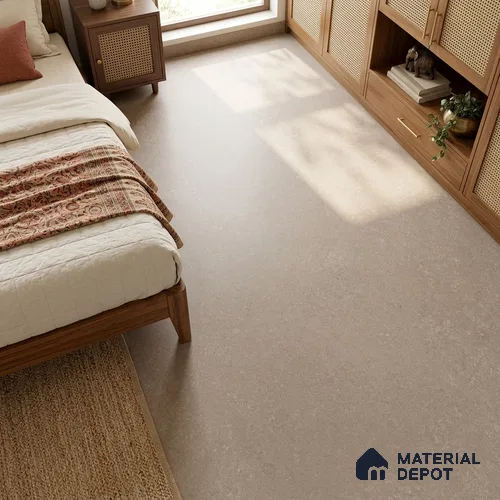 Stone Floor & Wall Tile TL 12927 G Hazestone Tortora 6 ft x 4 ft Vitrified Matte Finish Tile - 9 mm | 3 Random Design | Suitable for Living Room, Bedroom, Bathroom, Office & Dining