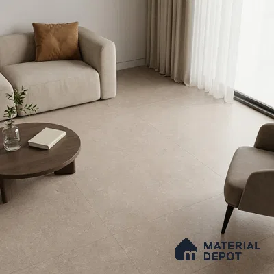 Stone Wall Tile TL 12927 H Hazestone Tortora Cross  6 ft x 4 ft Vitrified Matte Finish Tile - 9 mm | 3 Random Design | Suitable for Living Room, Bedroom, Bathroom, Office, Dining & Highlighter Wall