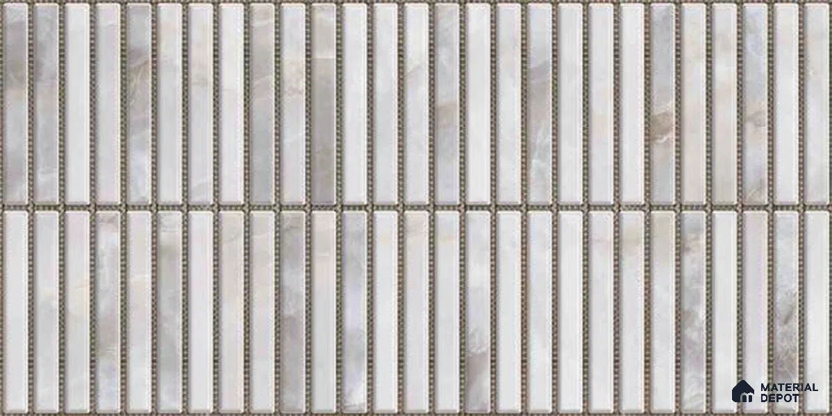 Highlighter Digital Wall Tile TL 12973 C Regal Marble Pearl HL1 2 ft x 1 ft Ceramic Glossy Finish - 9 mm | Suitable For Living Room, Dining & Bathroom Walls