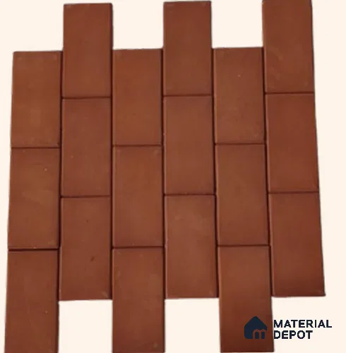 Terracotta Clay Brick Wall Tile TL 13007 B Canyon Clay 100x48 mm Clay Finish - 10 mm