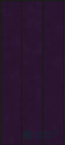 Handmade Third Fired Subway Wall Tile TL 13145 AB Dark Violet 300x297 mm Chip Size - 300x47 mm Glossy Finish Ceramic Tile - 9 mm | Suitable For Bathroom, Kitchen Backsplash