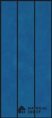 Handmade Third Fired Subway Wall  Tile TL 13145 AD Sky Blue 300x297 mm Chip Size - 300x47 mm Glossy Finish Ceramic Tile - 9 mm | Suitable For Bathroom, Kitchen Backsplash