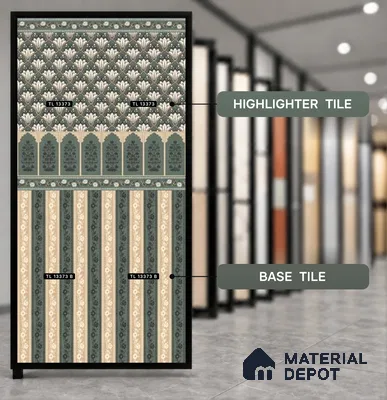 TL 13373 Canby Verde Decor 1 4 ft x 2 ft Matte Carving Finish - 9 mm