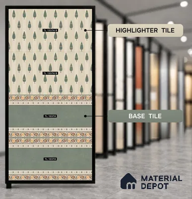 TL 13374 B Caoba Pista Decor 2 4 ft x 2 ft Matte Carving Finish - 9 mm