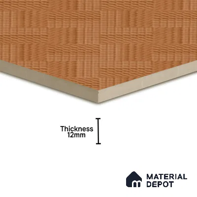 Parking Floor Tile TL 07581 Toffee Stone | 16 x 16 inch | Anti Slip Matte Finish Heavy Duty Vitrified Tile - 12 mm | Suitable For High Traffic Areas, Terrace, Balcony | Pattern Alignment May Vary | 2-3 mm Spacer is Mandatory