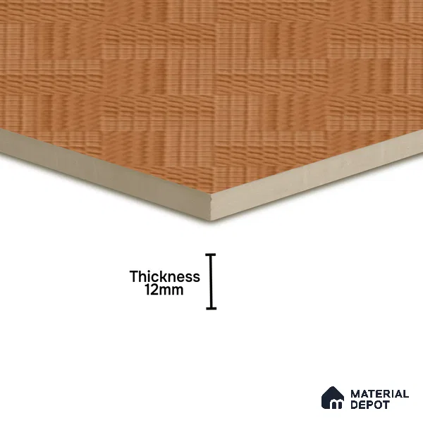 Parking Floor Tile TL 07581 Toffee Stone | 16 x 16 inch | Anti Slip Matte Finish Heavy Duty Vitrified Tile - 12 mm | Suitable For High Traffic Areas, Terrace, Balcony | Pattern Alignment May Vary | 2-3 mm Spacer is Mandatory