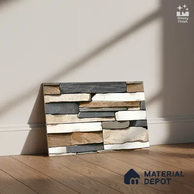 TL 05785 Touch Multi Colour 450x300 mm Glossy Finish Ceramic Wall Tile - 7 mm (Random Design)