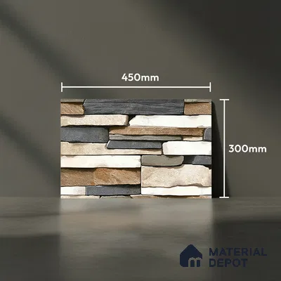 TL 05785 Touch Multi Colour 450x300 mm Glossy Finish Ceramic Wall Tile - 7 mm (Random Design)
