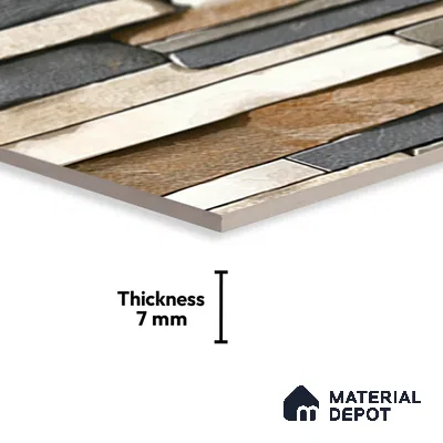 TL 05785 Touch Multi Colour 450x300 mm Glossy Finish Ceramic Wall Tile - 7 mm (Random Design)