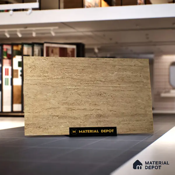 TL 10129 Travertino Beige Granula 1800 x 1200 mm Matte Finish Tile - 9 mm | Adhesive and Spacers Must be Used During Installation