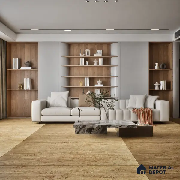 TL 10129 Travertino Beige Granula 1800 x 1200 mm Matte Finish Tile - 9 mm | Adhesive and Spacers Must be Used During Installation