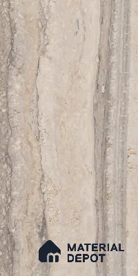 TL 04462 Travertino Romono 1200 x 600 mm Digital Punch Matte Finish Vitrified Tile - 9 mm (Sample)