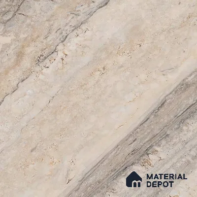 TL 04462 Travertino Romono 1200 x 600 mm Digital Punch Matte Finish Vitrified Tile - 9 mm (Sample)
