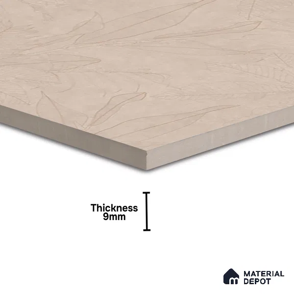 Fabric Look Floor & Wall Tile TL 06012 Forest Patina 2 ft x 2 ft Rustic Carving Matte Finish Vitrified Tile - 9 mm |  Suitable For Living Room, Bedroom, Bathroom, Kitchen & Dining (Sample)