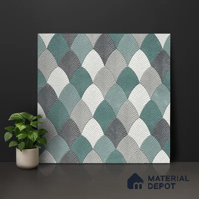Moroccan Look Floor & Wall Tile TL 06146 Argo 2 ft x 2 ft Glitter Glossy Finish Vitrified Tile - 9 mm  | Suitable For Living Room, Dining, Bathroom & Kitchen | Please Expect a Slight Variation of Pattern (Sample)