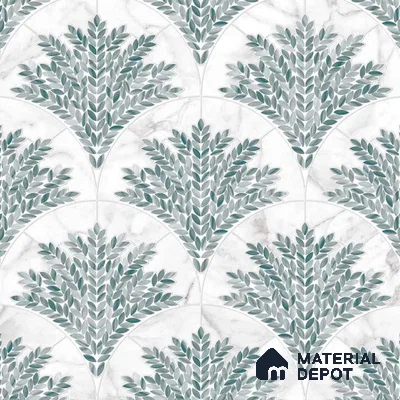 Moroccan Look Floor & Wall Tile TL 06147 Felis 2 ft x 2 ft Glitter Glossy Finish Vitrified Tile - 9 mm  | Suitable For Living Room, Dining, Bathroom & Kitchen | Please Expect a Slight Variation of Pattern (Sample)