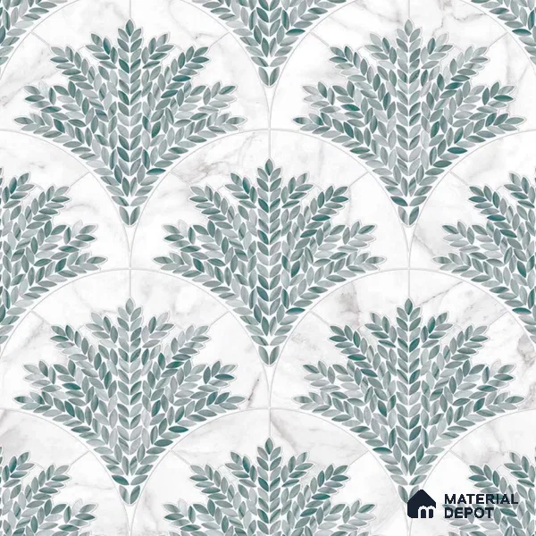 Moroccan Look Floor & Wall Tile TL 06147 Felis 2 ft x 2 ft Glitter Glossy Finish Vitrified Tile - 9 mm  | Suitable For Living Room, Dining, Bathroom & Kitchen | Please Expect a Slight Variation of Pattern (Sample)