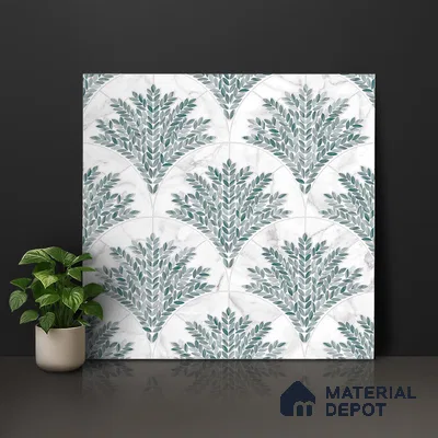Moroccan Look Floor & Wall Tile TL 06147 Felis 2 ft x 2 ft Glitter Glossy Finish Vitrified Tile - 9 mm  | Suitable For Living Room, Dining, Bathroom & Kitchen | Please Expect a Slight Variation of Pattern (Sample)