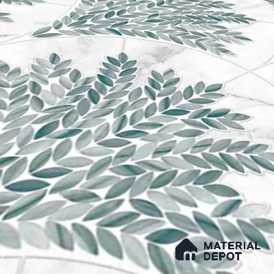 Moroccan Look Floor & Wall Tile TL 06147 Felis 2 ft x 2 ft Glitter Glossy Finish Vitrified Tile - 9 mm  | Suitable For Living Room, Dining, Bathroom & Kitchen | Please Expect a Slight Variation of Pattern (Sample)