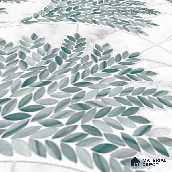 Moroccan Look Floor & Wall Tile TL 06147 Felis 2 ft x 2 ft Glitter Glossy Finish Vitrified Tile - 9 mm  | Suitable For Living Room, Dining, Bathroom & Kitchen | Please Expect a Slight Variation of Pattern (Sample)