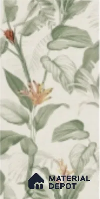 Tropical Wall Tile TL 10762 B Fabric Tropical B 4 ft x 2 ft Matte Finish Vitrified Tile - 10 mm | Suitable for Bathroom, Accent/Feature Wall, Basin Area