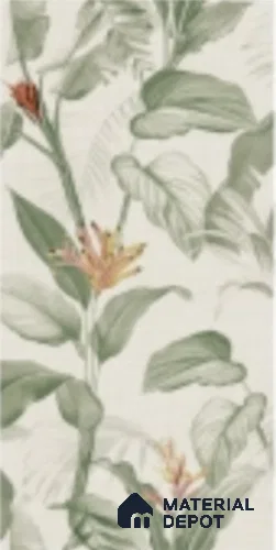 Tropical Wall Tile TL 10762 B Fabric Tropical B 4 ft x 2 ft Matte Finish Vitrified Tile - 10 mm | Suitable for Bathroom, Accent/Feature Wall, Basin Area