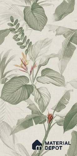 Tropical Wall Tile TL 10762 Fabric Tropical A 4 ft x 2 ft Matte Finish Vitrified Tile - 10 mm | Suitable for Bathroom, Accent/Feature Wall, Basin Area